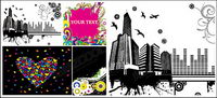 Heart-shaped trend of urban elements