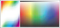Lights circular background
