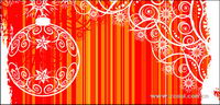 Fashion Christmas decoration pattern vector material sphere