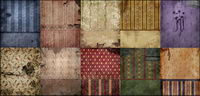 Continental dilapidated walls wallpaper picture material-2