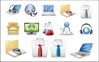 Exquisite commercial icon vector material-2