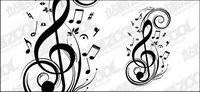 Music notes material