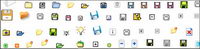 A variety of folders, collection, preservation material gif