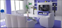 Beautiful home interior picture material-17