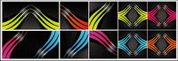 Alternative vector background material