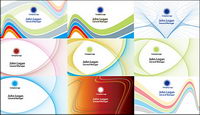 card template vector material