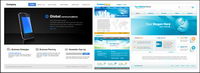 web page design template vector material