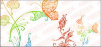 beautiful pattern vector material