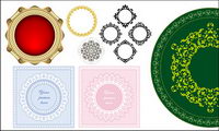 vector round lace material Continental