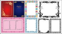 beautiful and practical material frame vector