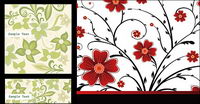 background fashion pattern vector material