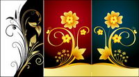 symmetrical design pattern vector material