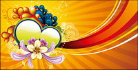 Vector background pattern trend flash material