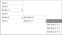 CSS horizontal navigation bar-10
