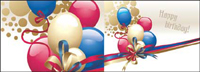 Balloon Ribbon Bow vector material