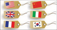 Flag tag vector material
