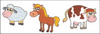 Cartoon vector material