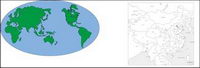 Material world and the vector map of China
