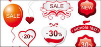 ��Red�� theme vector material goods