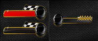 Racing helmet vector material