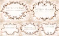 Vector ornate European-style lace