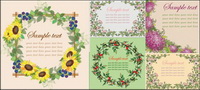 Vector flower border