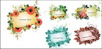 Vector pattern lace card