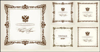 European border pattern - Vector