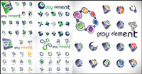 colorful texture Vector logo