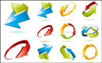 Dynamic stereo arrow vector