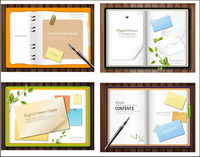 Paper notes vector