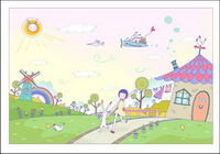 Girl happy living 1