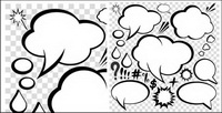 Comic-style dialog box 03 - Vector