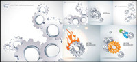 Delicate gear - Vector