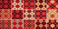 Elegance of the two-party continuous pattern - vector material