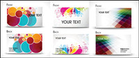 Brilliant business card template - vector material
