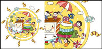 Korea cute Vector 2