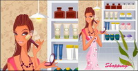 women shopping fashion material-2