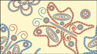 Special animal print pattern vector material -2
