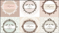 European pattern background 01 - vector