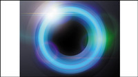 Cool halo background vector material -4