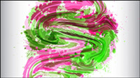 The dazzling of paint pigment pattern 02-- vector material