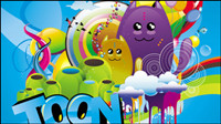 Fashion illustrator 03-- vector material
