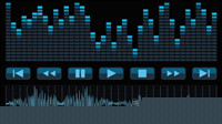 Audio band material 02 - vector