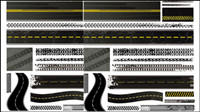 Tire brake printed material 03 - vector
