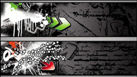 Trend of graffiti - vector