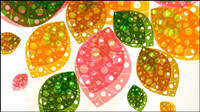 Beautiful foliage pattern 02 - vector