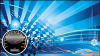 Racing theme background pattern 01 - vector