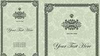 European retro pattern border 03-- vector material
