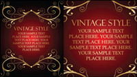European gorgeous border 04-- vector material